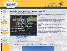 Tablet Screenshot of merri-maryachtbasin.com